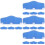 16 Pcs Hard Hat Sweatband Absorbent Washable Liner Cooling 8