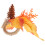 3Pcs Maple Leaf Napkin Rings Decorative Tissue Holders 1