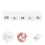 2000 Pcs Washable Garments Size Tags Small Clothes Labels 11