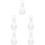 5Pcs Container Glass Dispenser Transparent Wine Decanter 6