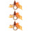 3Pcs Maple Leaf Napkin Rings Decorative Tissue Holders 10