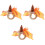 3Pcs Maple Leaf Napkin Rings Decorative Tissue Holders 5