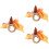 3Pcs Maple Leaf Napkin Rings Decorative Tissue Holders 8