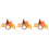 3Pcs Maple Leaf Napkin Rings Decorative Tissue Holders 6
