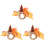 3Pcs Maple Leaf Napkin Rings Decorative Tissue Holders 4