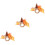 3Pcs Maple Leaf Napkin Rings Decorative Tissue Holders 7