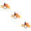 3Pcs Maple Leaf Napkin Rings Decorative Tissue Holders 11