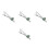 4Pcs Snowflake Tie Clip For Men Holiday Accessory 7