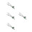 4Pcs Snowflake Tie Clip For Men Holiday Accessory 6