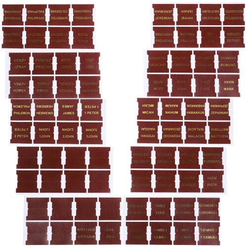 50 Sheets Bible Index Tabs Bible Study Stickers 2