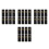 32 Pcs Sheath For Belt Storage Black 9
