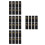 32 Pcs Sheath For Belt Storage Black 8