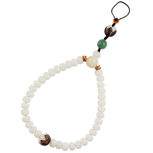 2Pcs Beaded Phone Strap Bodhi Chain Anti-Lost Ethnic Design