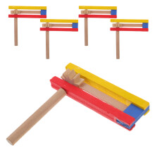 20Pcs Durable Wooden Spinning Grogger Noise Maker for Sports Events
