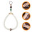 2Pcs Beaded Phone Strap Bodhi Chain Anti-Lost Ethnic Design 11