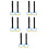 5 Pairs Adjustable Children Pull Up Rings For Indoor Training 9