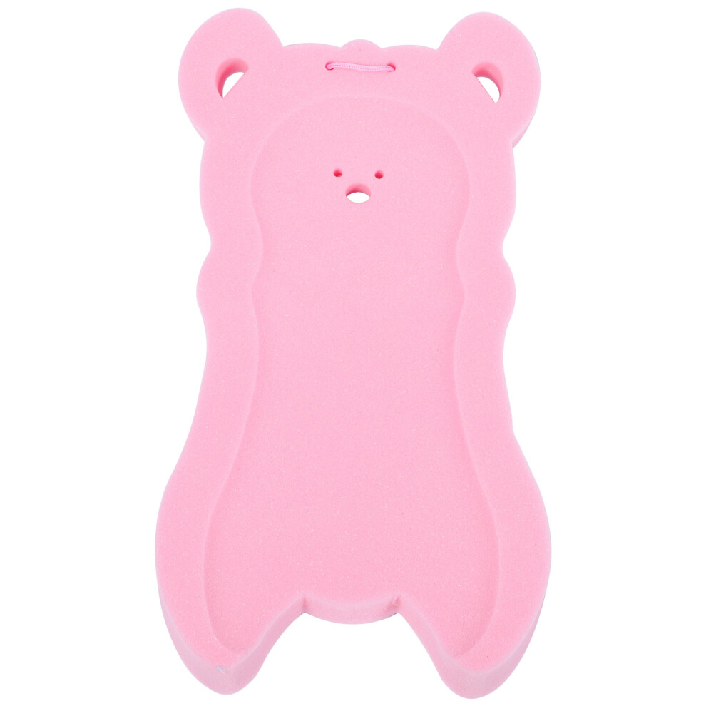 Inoomp 5 Pcs Baby Bath Mat Newborn Bathtub Cushion Sponge Pad Pink