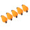 5 Teile/satz Float Schaum Tear Drop Strike Anzeige 10