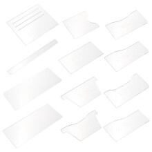 2 Sets Wallet Production Templates Diy Pattern Stencils