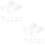 2 Sets Wallet Production Templates Diy Pattern Stencils 8