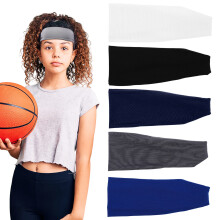 12 Pcs Kids Sports Headbands Breathable Stretchable Sweat Absorbent