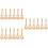 18 Pcs Diy Blank Guitar Bookmarks Hanging Tags Pendant 7