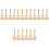 18 Pcs Diy Blank Guitar Bookmarks Hanging Tags Pendant 3