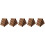 60 Pcs Paper Rolls For Crafts Brown Cardboard Tubes Diy 11