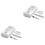 2 Sets Earphone Cleaning Brush Multifunctional Cloth Keycap Puller 3