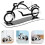 2Pcs Motorcycle Shaped Acrylic Sunglasses Display Stand 5