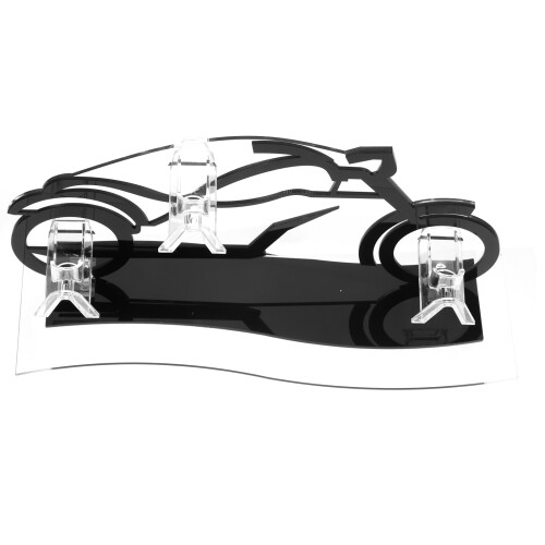 2Pcs Motorcycle Shaped Acrylic Sunglasses Display Stand 1