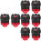 8 Pcs Motorcycle Frame Slider And Wheel Crash Protector 8