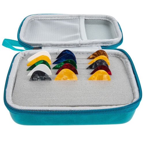 4 Sets Durable Small Guitar Picks With Bag