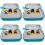 4 Sets Durable Small Guitar Picks With Bag 5