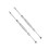 6 Pcs Stainless Steel Ear Pick Spiral Clean Tool Silver 11