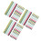 960 Pcs Glitter Origami Star Folding Paper Rainbow Five Pointed Mixed 6