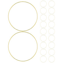 60 Pcs Metal Dream Catcher Rings 10Cm For Diy Wreaths And Wall Decor