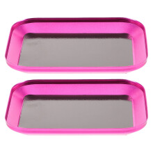 8 Pcs Magnetic Screw Tray Aluminum Alloy Organizer For Model Aircraft
