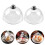 4 Pcs Transparent Cake Domes For Cupcakes And Snacks 11