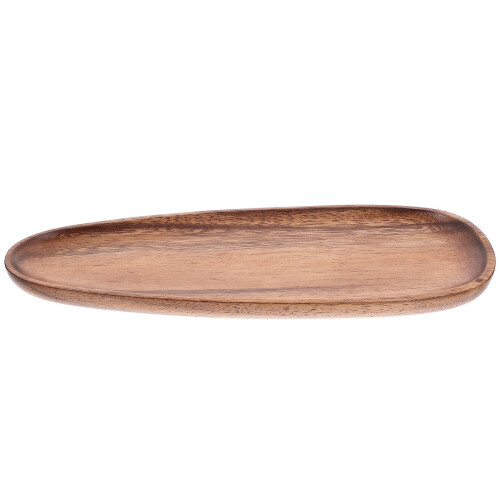 4Pcs Smooth Surface Wooden Tray Party Fruit Snack Storage Plate 2