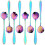 24 Pcs Wine Stirrer Flower Shape Stainless Mixing Spoon 1