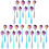 24 Pcs Wine Stirrer Flower Shape Stainless Mixing Spoon 4