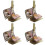 4Pcs Galvanized Silk Screen Printing Hinge Clamp Tool For Diy 5