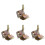 4Pcs Galvanized Silk Screen Printing Hinge Clamp Tool For Diy 2