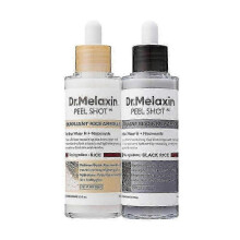 Dr Melaxin Peel Shot Glow Exfoliant Rice Ampoule 2PCS White Rice Black Rice