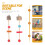 6 Pcs Bird Perch Standing Stick For Parrot Cage 11