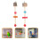 6 Pcs Bird Perch Standing Stick For Parrot Cage 5