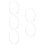 5Pcs Universal Plastic Fan Fixed Hoop For 12 Inch Pedestal White 8