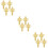12 Pcs Christmas Napkin Ring Xmas Napkin Holder Nutcracker Shaped 11
