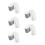 500 Pcs Invisible Socks Organizing Paperboards Low Cut Holders White 6